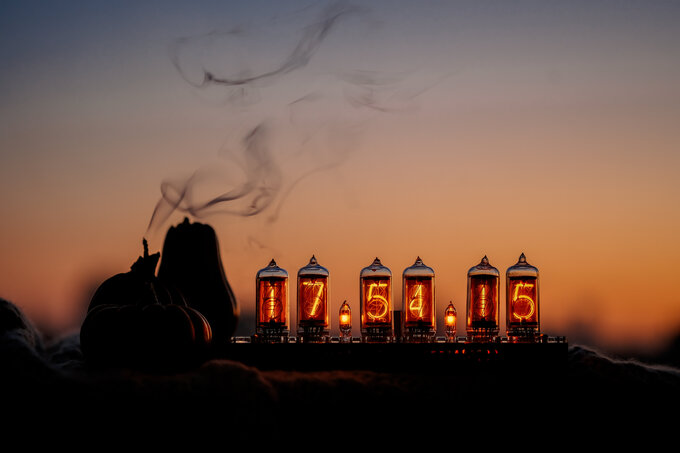 Nixie clock model #4.