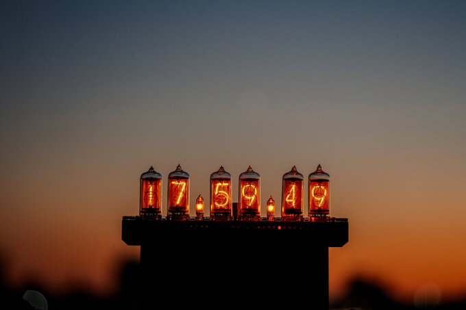 Nixie clock model #4.