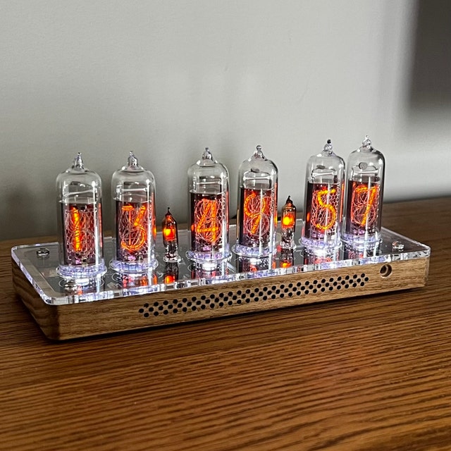 Nixie clock.