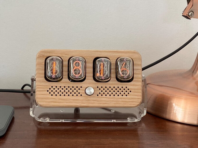 IN-12 Nixie clock.